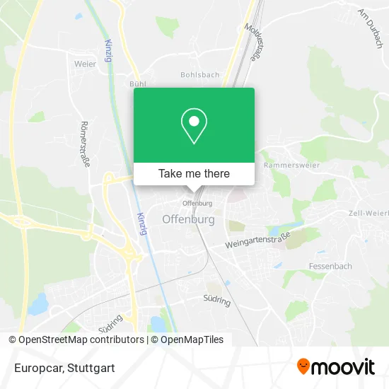 Карта Europcar