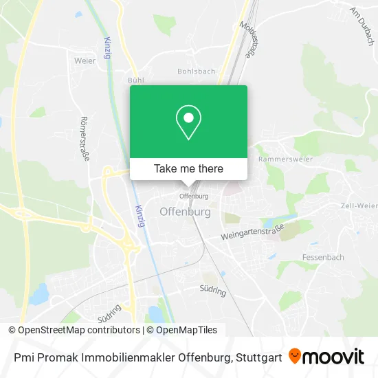 Карта Pmi Promak Immobilienmakler Offenburg