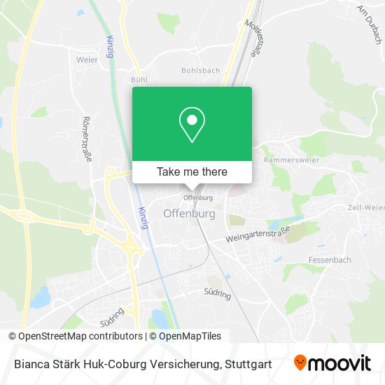 Bianca Stärk Huk-Coburg Versicherung map
