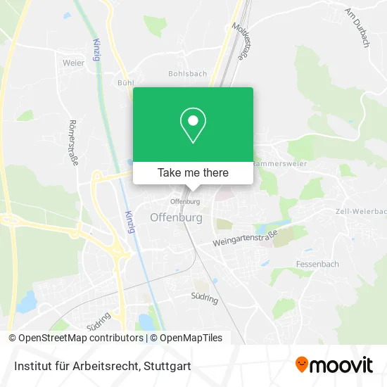 Карта Institut für Arbeitsrecht