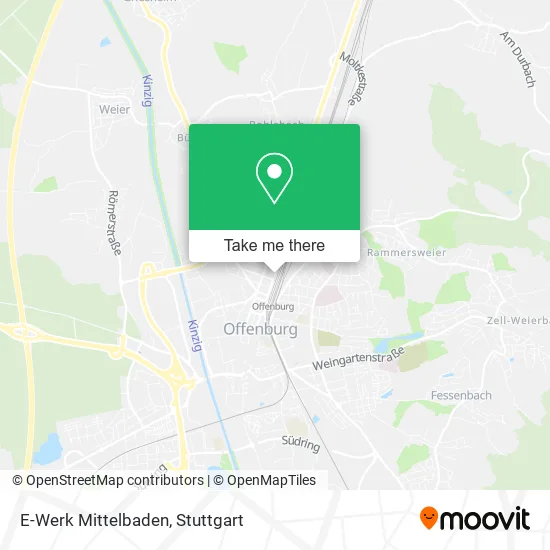 Карта E-Werk Mittelbaden