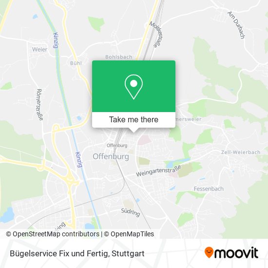 Карта Bügelservice Fix und Fertig