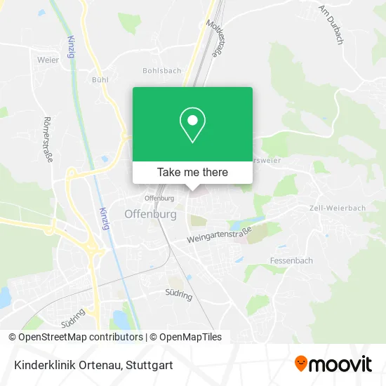 Карта Kinderklinik Ortenau
