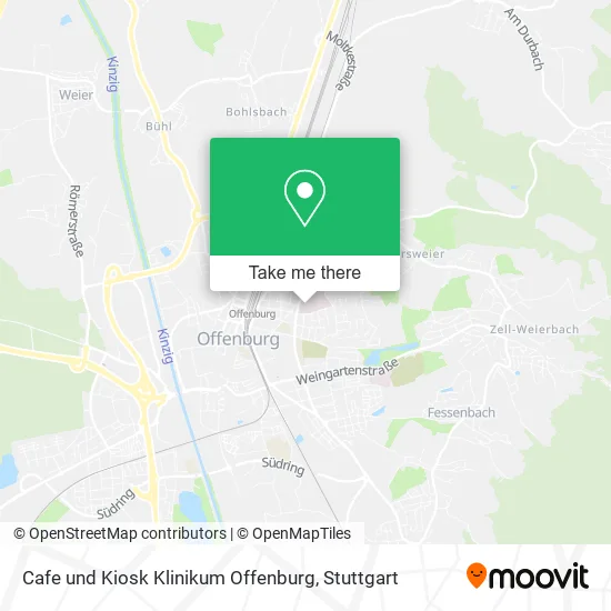 Карта Cafe und Kiosk Klinikum Offenburg