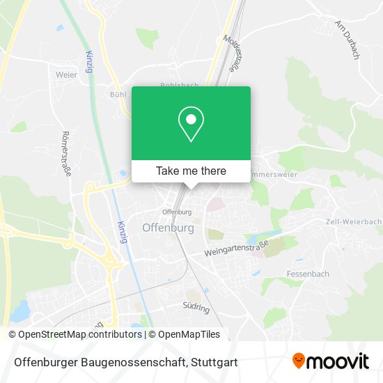 Карта Offenburger Baugenossenschaft