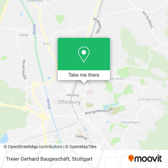 Treier Gerhard Baugeschäft map