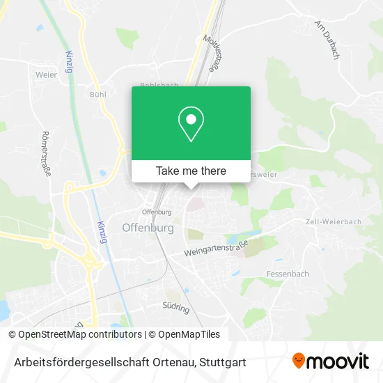 Карта Arbeitsfördergesellschaft Ortenau