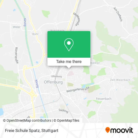 Карта Freie Schule Spatz