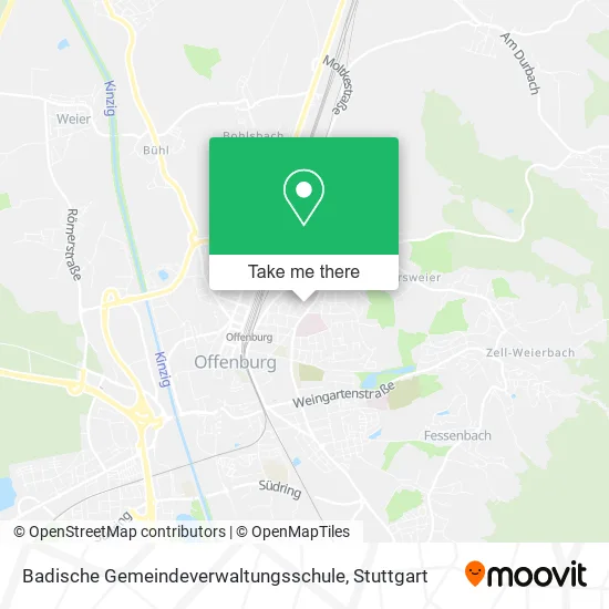 Карта Badische Gemeindeverwaltungsschule