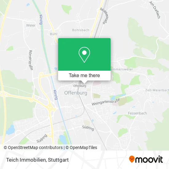 Карта Teich Immobilien