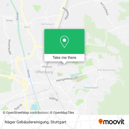 Карта Näger Gebäudereinigung