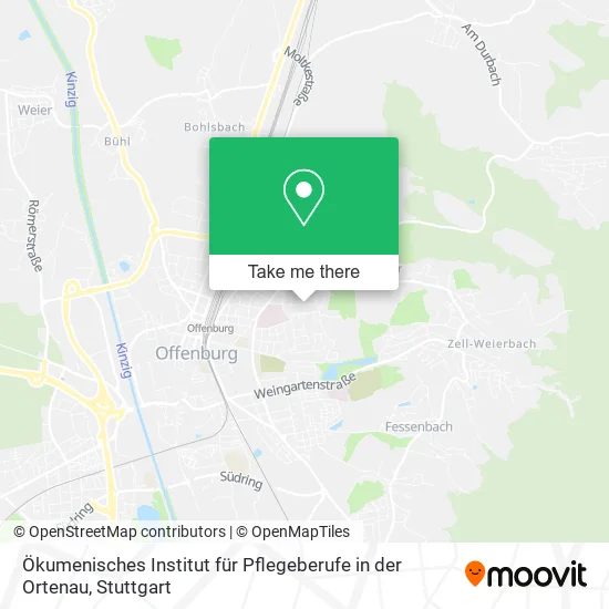Карта Ökumenisches Institut für Pflegeberufe in der Ortenau