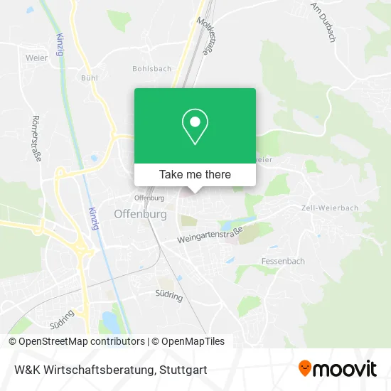 Карта W&K Wirtschaftsberatung