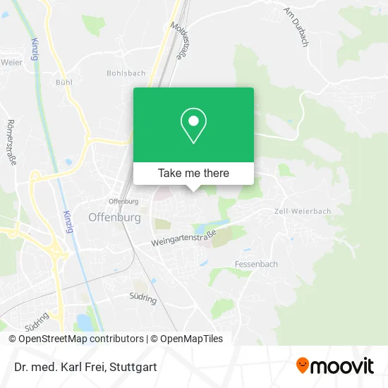 Карта Dr. med. Karl Frei