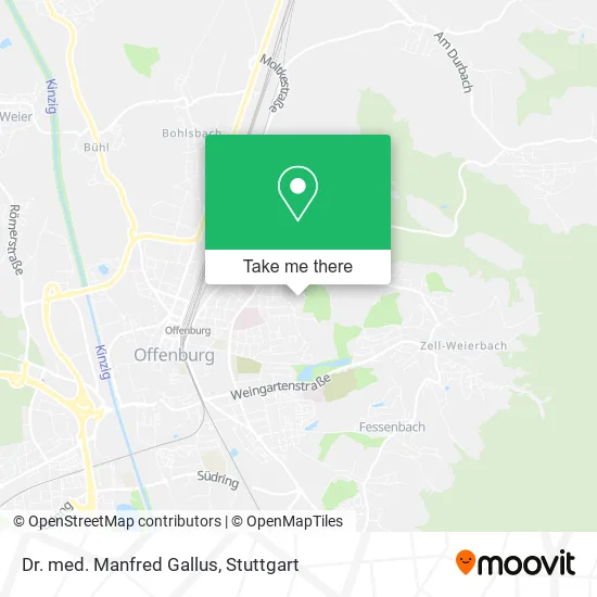 Карта Dr. med. Manfred Gallus
