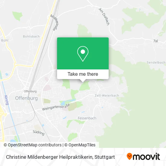 Карта Christine Mildenberger Heilpraktikerin