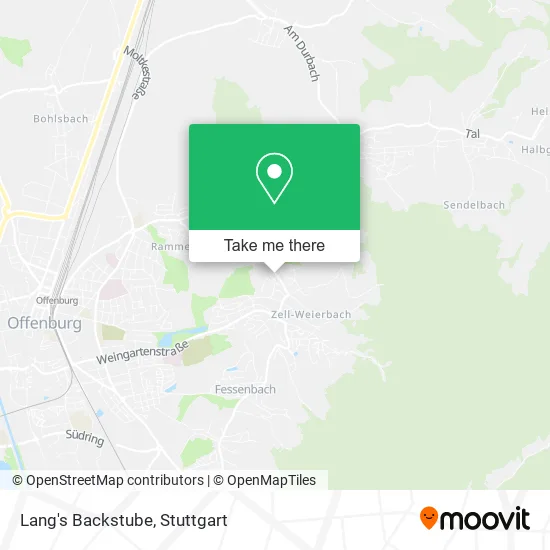 Lang's Backstube map