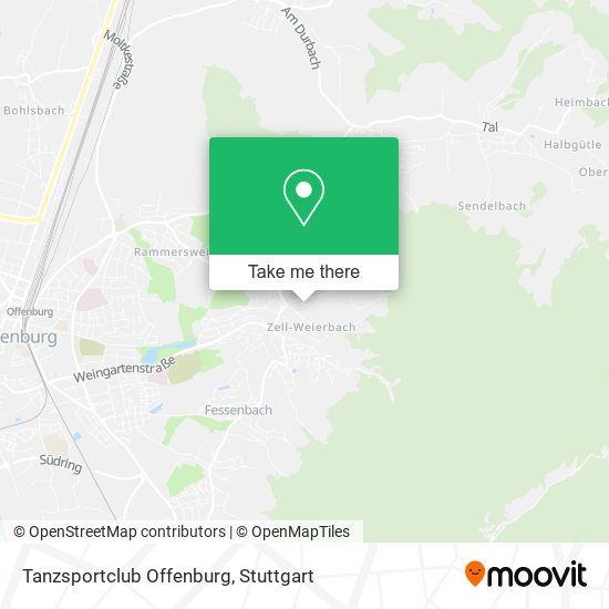 Карта Tanzsportclub Offenburg