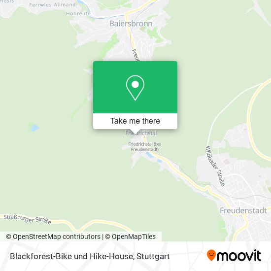 Карта Blackforest-Bike und Hike-House
