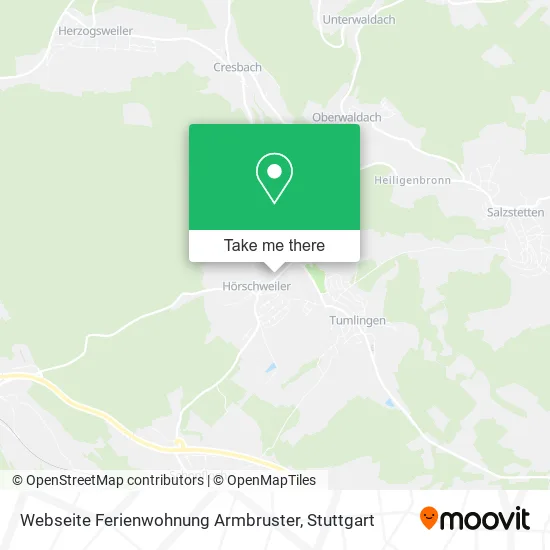 Карта Webseite Ferienwohnung Armbruster