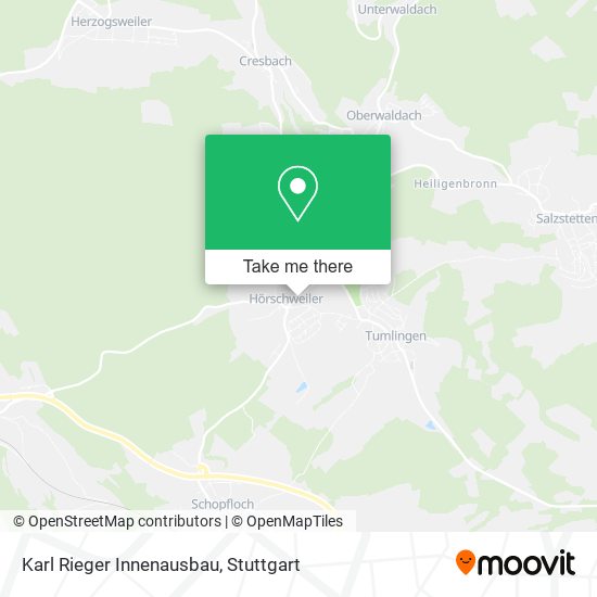 Karl Rieger Innenausbau map