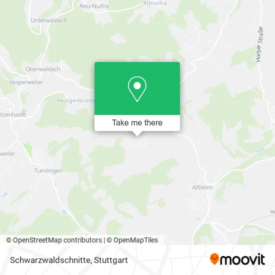 Карта Schwarzwaldschnitte