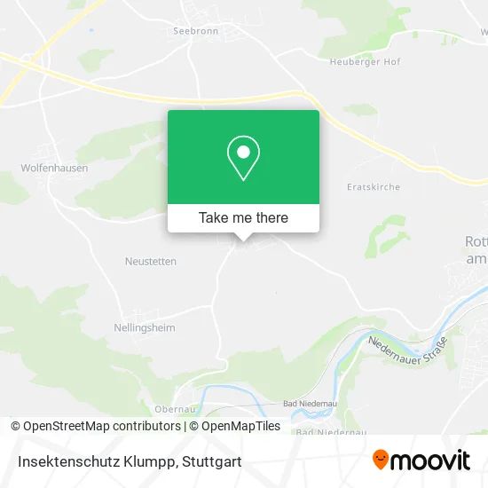 Карта Insektenschutz Klumpp