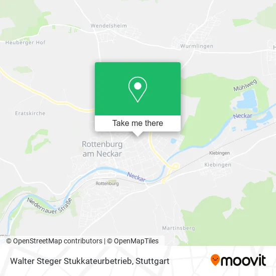 Карта Walter Steger Stukkateurbetrieb