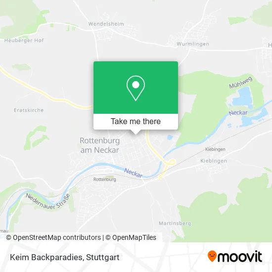 Карта Keim Backparadies
