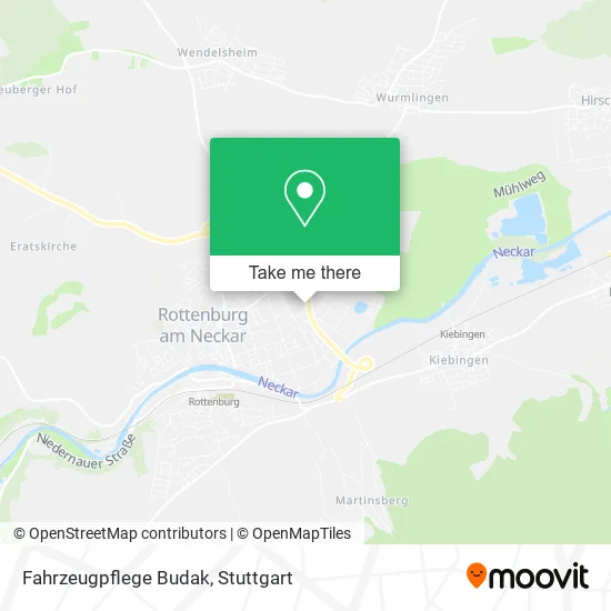 Карта Fahrzeugpflege Budak