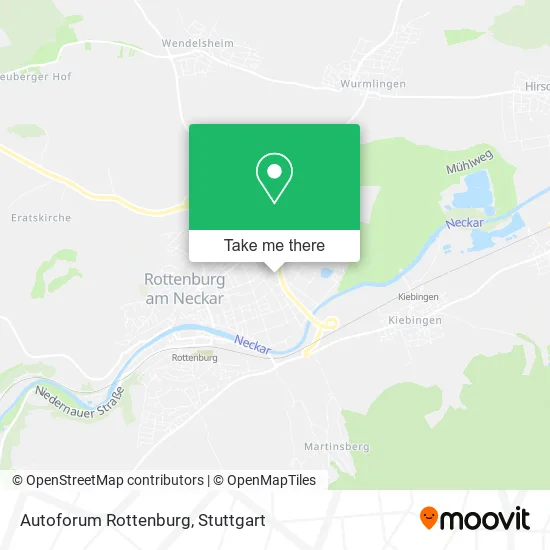 Карта Autoforum Rottenburg