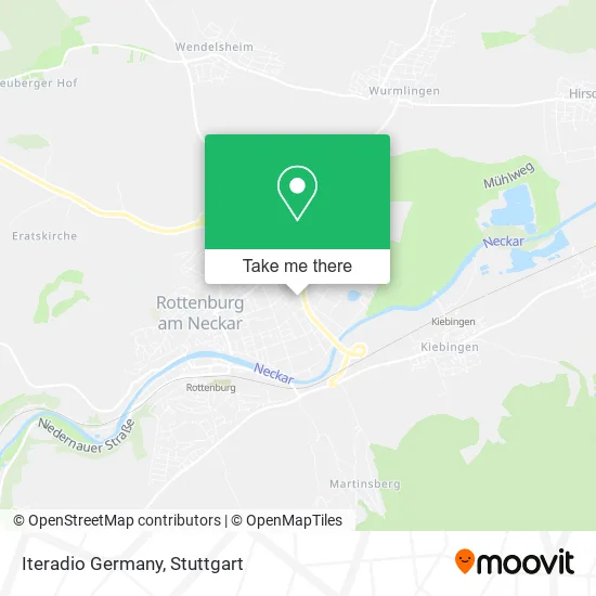 Карта Iteradio Germany