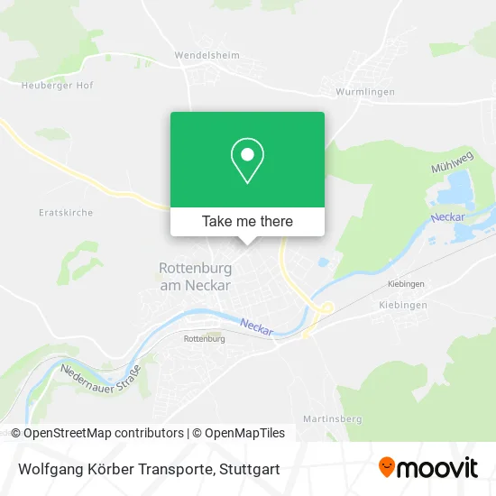 Карта Wolfgang Körber Transporte