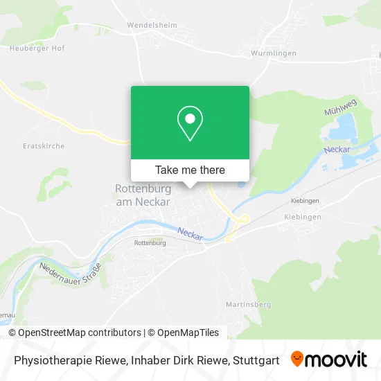 Карта Physiotherapie Riewe, Inhaber Dirk Riewe