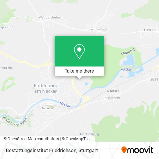 Bestattungsinstitut Friedrichson map