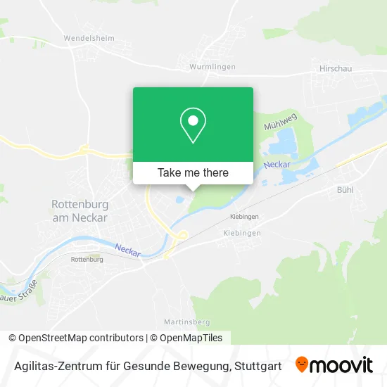 Карта Agilitas-Zentrum für Gesunde Bewegung