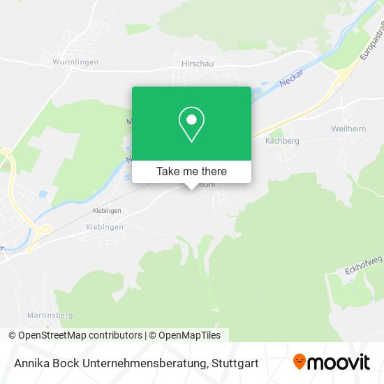 Annika Bock Unternehmensberatung map