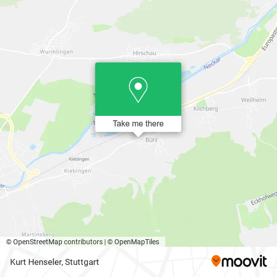 Карта Kurt Henseler