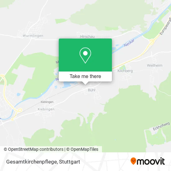 Карта Gesamtkirchenpflege