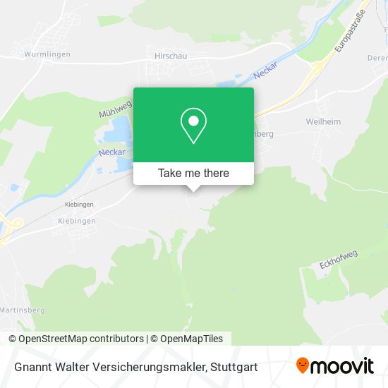 Gnannt Walter Versicherungsmakler map