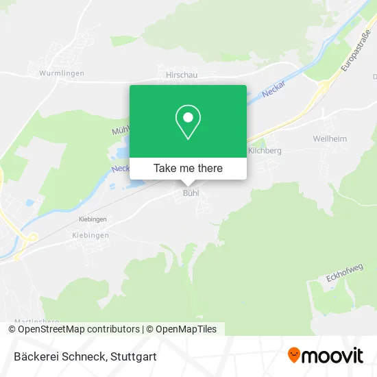Карта Bäckerei Schneck