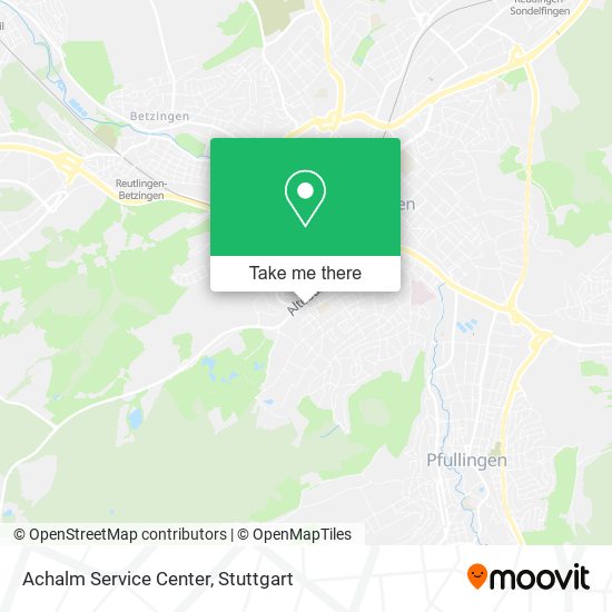 Achalm Service Center map