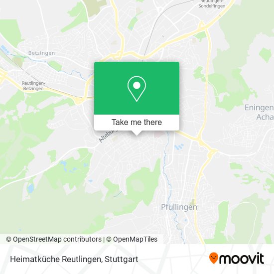 Карта Heimatküche Reutlingen