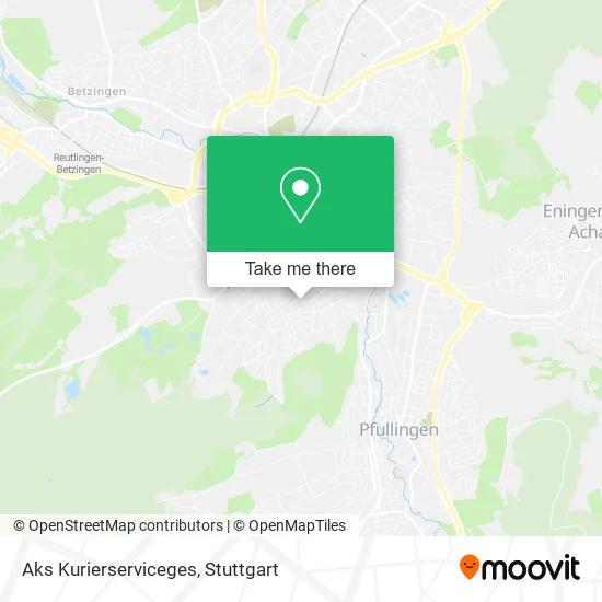Карта Aks Kurierserviceges