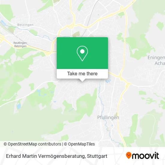 Карта Erhard Martin Vermögensberatung