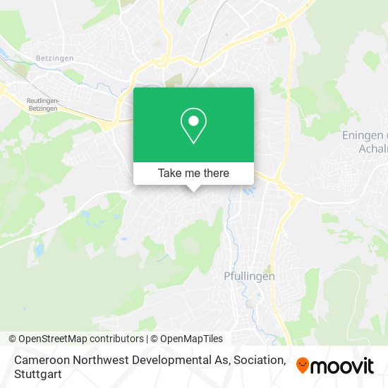 Карта Cameroon Northwest Developmental As, Sociation
