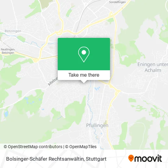 Карта Bolsinger-Schäfer Rechtsanwältin