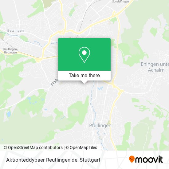Aktionteddybaer Reutlingen de map
