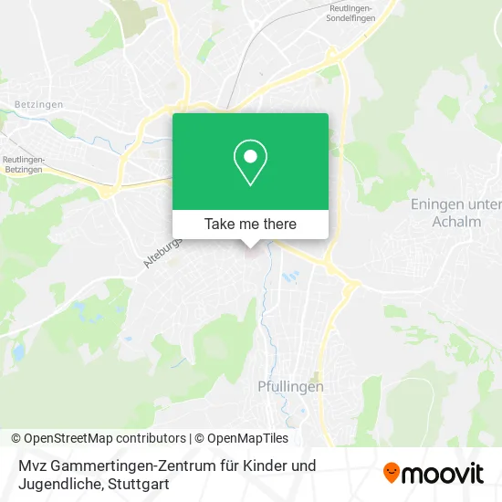 Карта Mvz Gammertingen-Zentrum für Kinder und Jugendliche