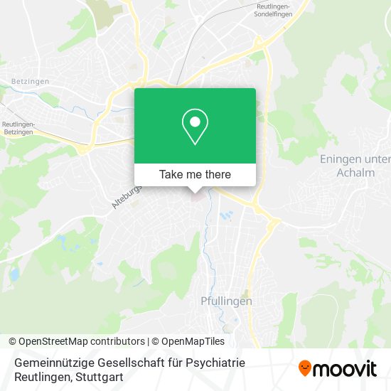 Gemeinnützige Gesellschaft für Psychiatrie Reutlingen map